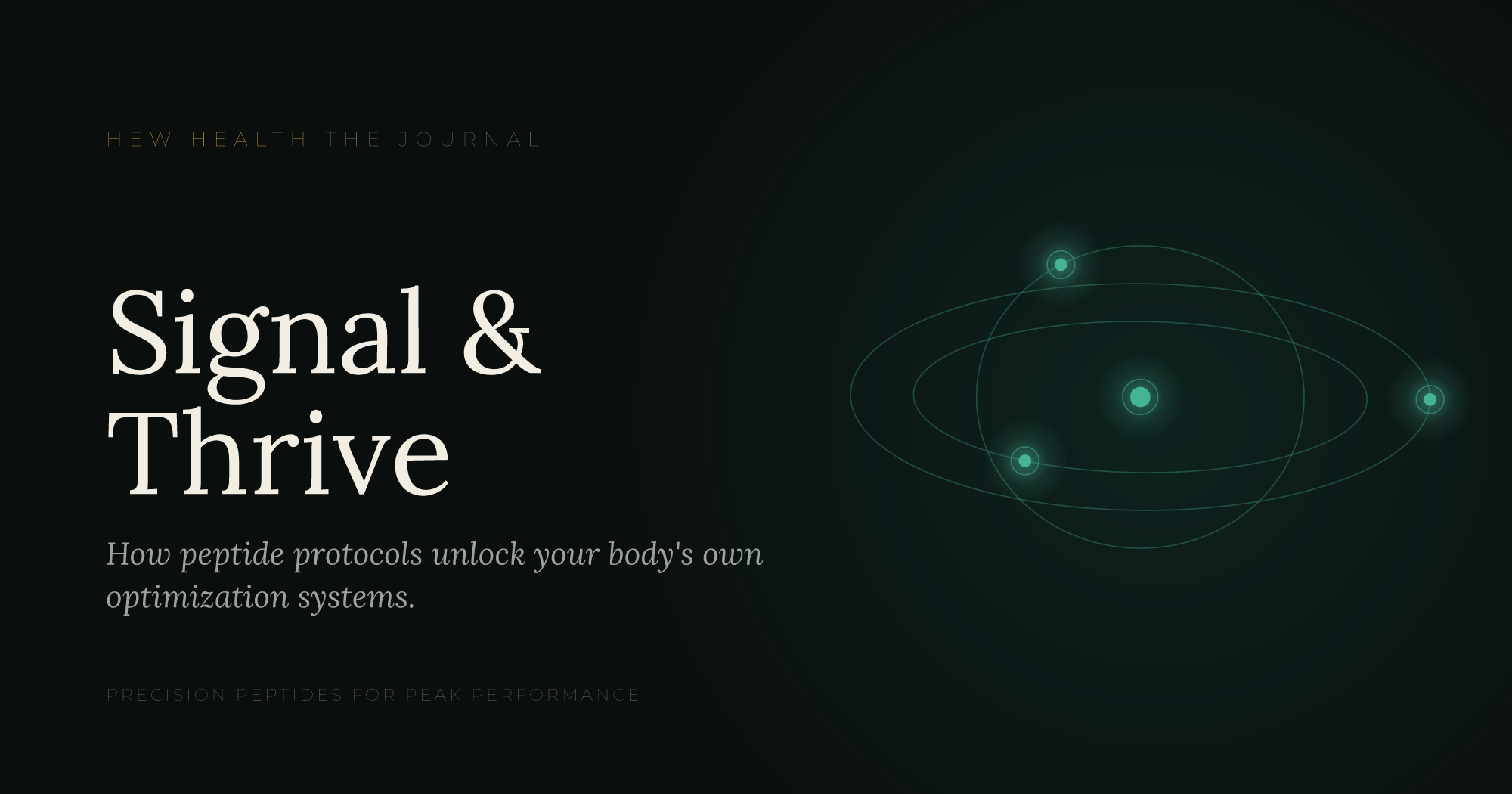 Peptide Therapy: A High-Performer's Guide