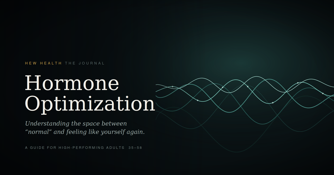 What Is Hormone Optimization? A Guide for Adults 35–58