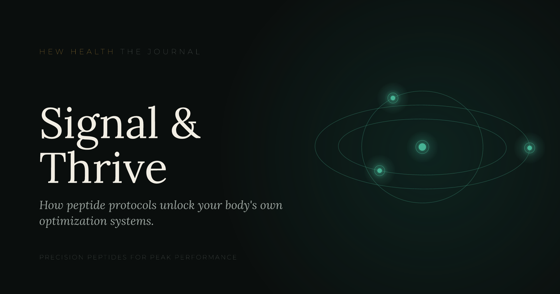 Peptide Therapy: A High-Performer's Guide