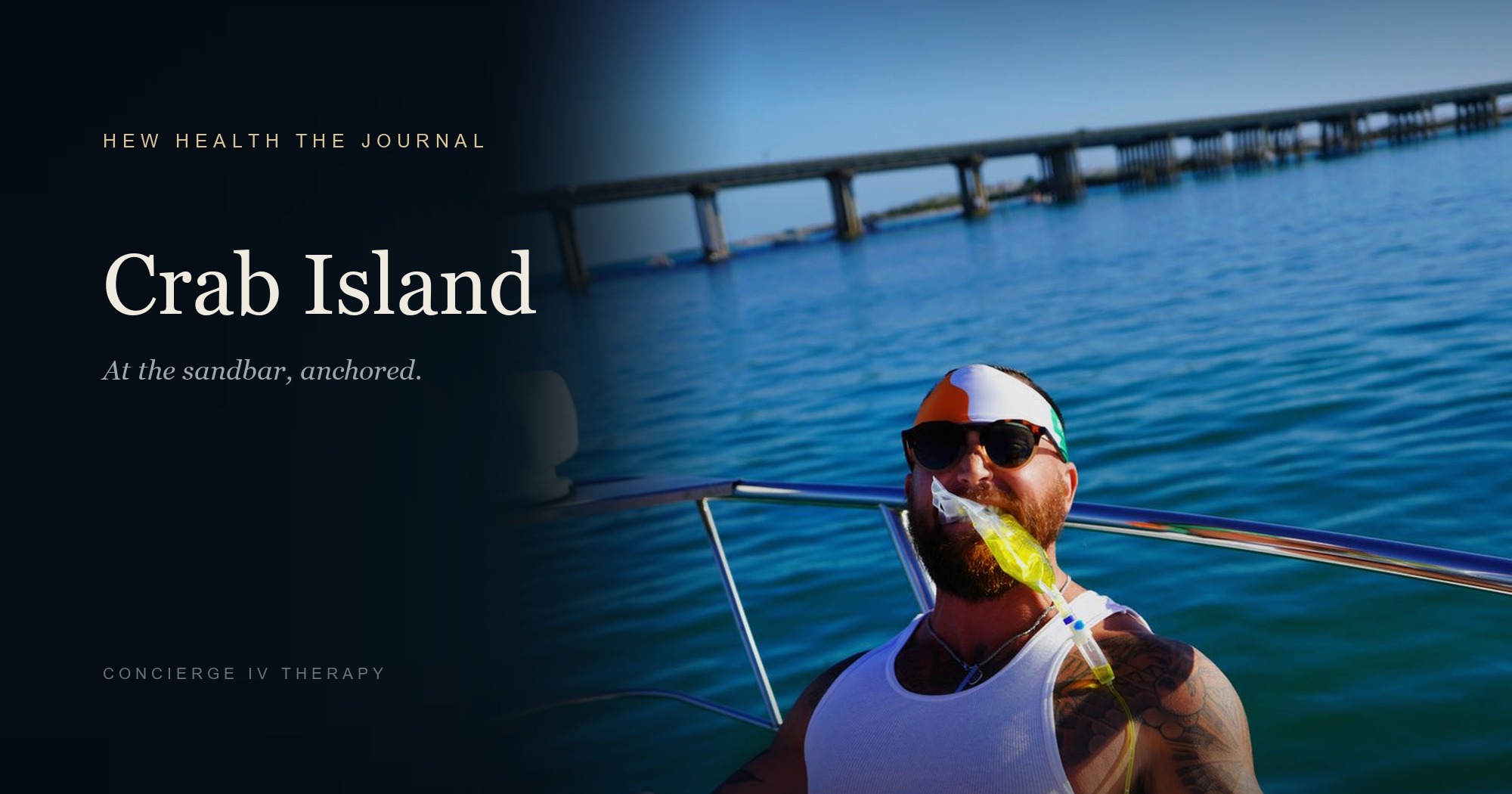 Concierge IV Therapy: Destin, Crab Island & 30A