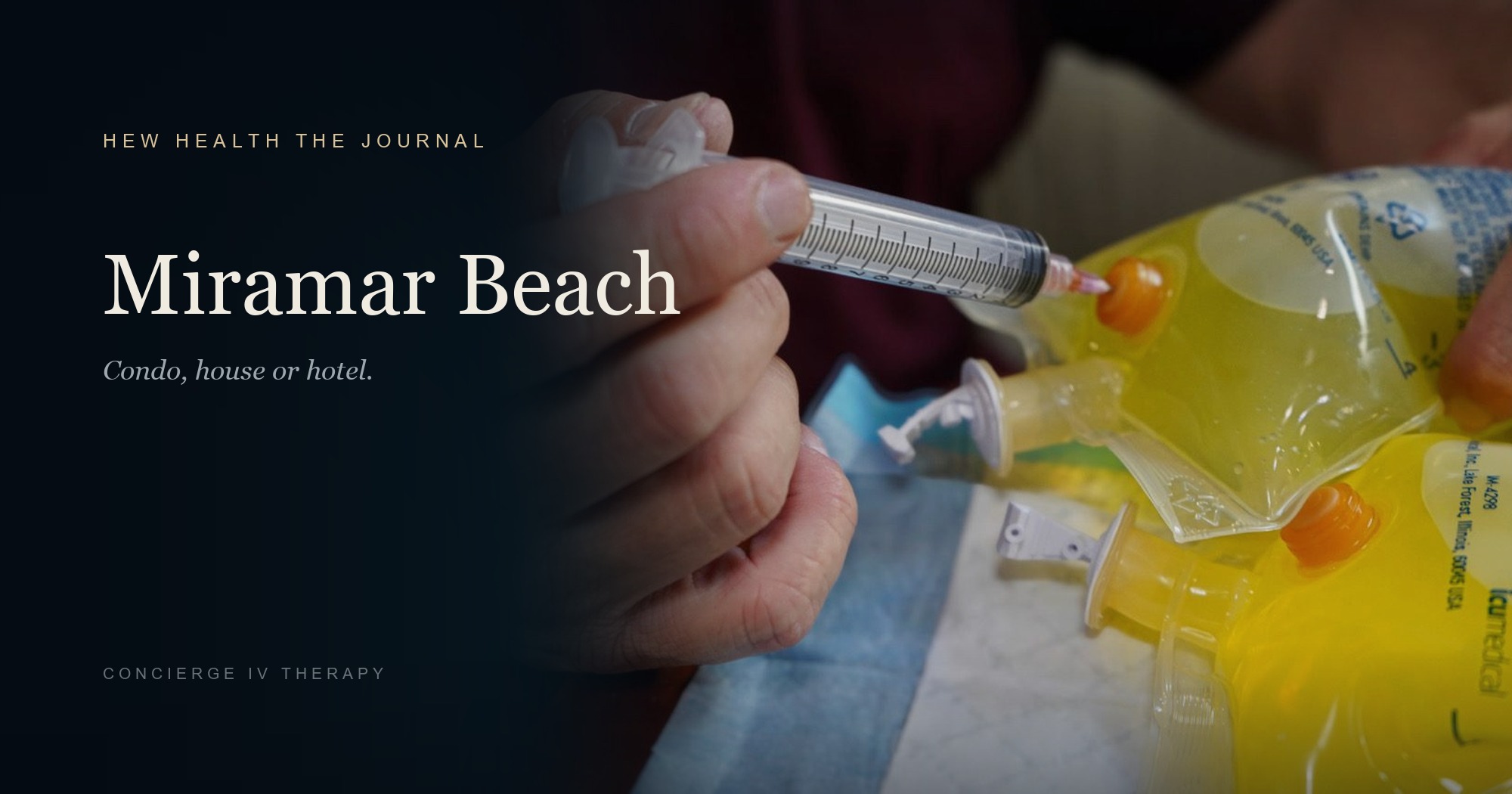 Mobile IV Therapy at Crab Island | Hew Health