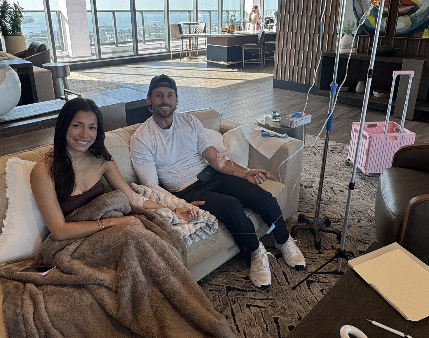 IV therapy in a condo on the Emerald Coast